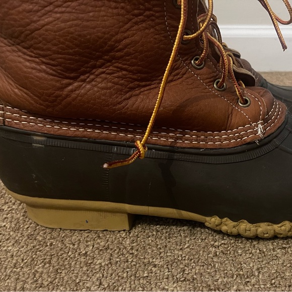 LL BEAN DUCK BOOT SHEARLING-Lined - Picture 4 of 4